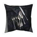 Fondo 20 x 20 in. Vintage Cutlery-Double Sided Print Indoor Pillow FO2793136